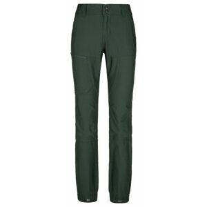 Dámské outdoorové kalhoty kilpi jasper-w tmavě zelená 38