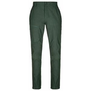 Pánské outdoorové kalhoty kilpi jasper-m tmavě zelená xl