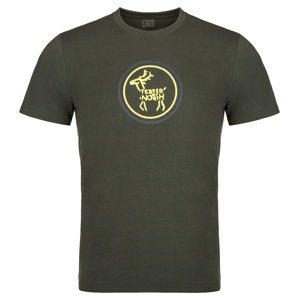 Pánské tričko s krátkým rukávem kilpi brandys-m tmavě zelená 3xl