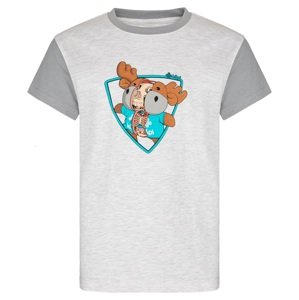 Chlapecké bavlněné tričko kilpi albion-jb bílá 110-116