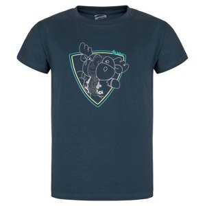 Chlapecké bavlněné tričko kilpi albion-jb tmavě modrá 146