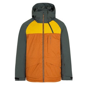 Pánská zimní bunda protest kingstong zelená/oranžová xxl