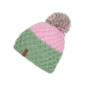 Dámská zimní čepice protest hiker zelená/růžová 57 cm