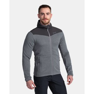 Pánská outdoorová mikina kilpi tanali-m tmavě šedá xs