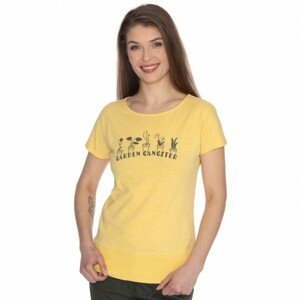 Dámské tričko bushman marla žlutá xl