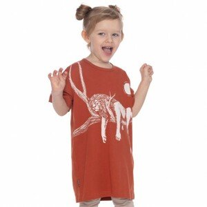 Dětské tričko bushman marabu ii červená 128