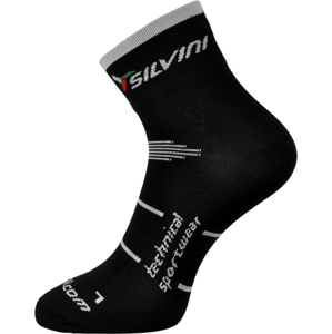 Unisex ponožky silvini orato černá 45-47