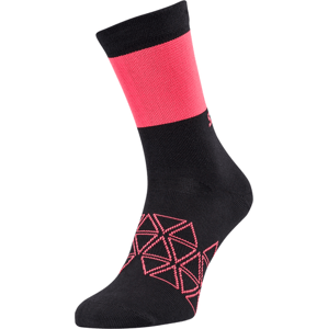 Unisex cyklo ponožky silvini bardiga černá/růžová 39-41
