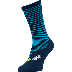 Unisex cyklo ponožky silvini ferugi tmavě modrá/žlutá 36-38