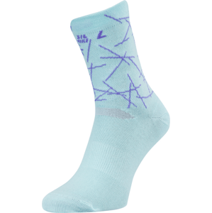 Unisex cyklo ponožky silvini aspra tyrkysová/fialová 42-44