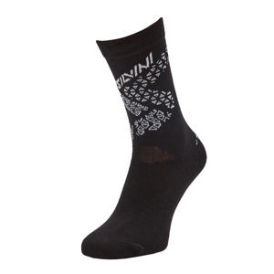 Unisex cyklo ponožky silvini bardiga černá/bílá 42-44