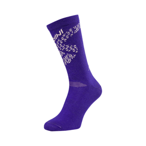 Unisex cyklo ponožky silvini bardiga fialová/korálová 42-44