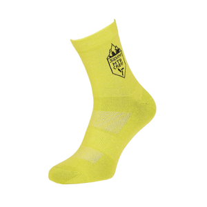 Unisex ponožky silvini bevera limetková/černá 36-38