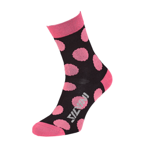 Unisex ponožky silvini bevera růžová/černá 39-41