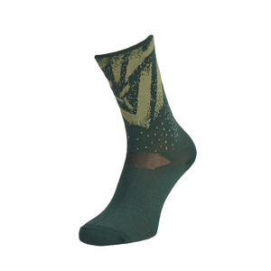 Unisex enduro ponožky silvini nereto zelená 36-38
