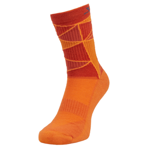 Unisex zateplené ponožky silvini vallonga oranžová 42-44