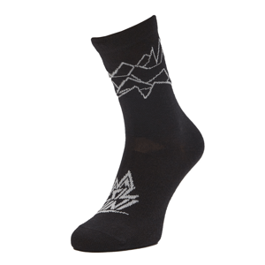 Unisex enduro ponožky silvini nereto černá/šedá 39-41