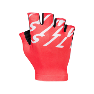 Unisex cyklo rukavice silvini sarca červená/bílá m