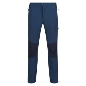 Pánské softshellové kalhoty regatta questra modrá/tmavě modrá s