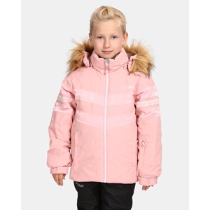 Dívčí lyžařská bunda kilpi dalila-jg světle růžová 110-116