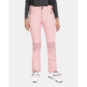Dámské softshellové lyžařské kalhoty kilpi dione-w světle růžová 36