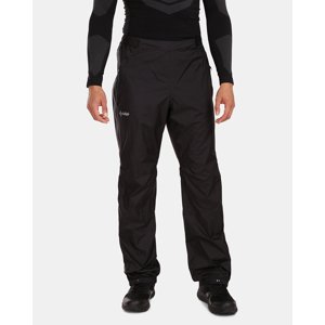 Pánské nepromokavé outdoorové kalhoty kilpi alpin-m černá xxl