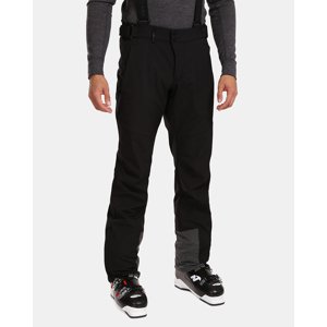 Pánské softshellové lyžařské kalhoty kilpi rhea-m černá xls