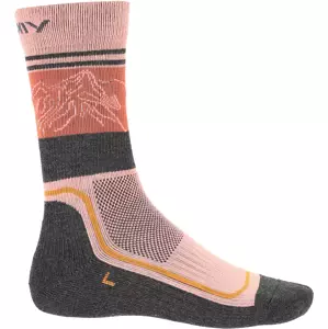 Sportovní ponožky viking boosocks heavy lady růžová/šedá 35-37