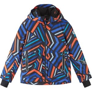 Chlapecká zimní lyžařská bunda reima tirro modrá/oranžová 164