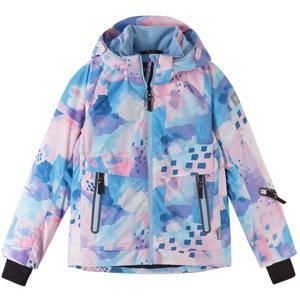 Dívčí zimní lyžařská bunda reima posio modrá/růžová 152