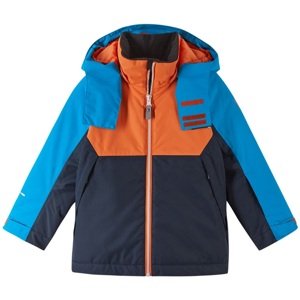 Chlapecká zimní lyžařská bunda reima autti modrá/oranžová 134