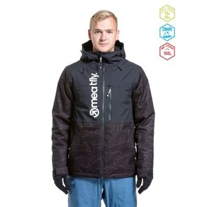 Pánská snb & ski bunda meatfly manifold černá xl